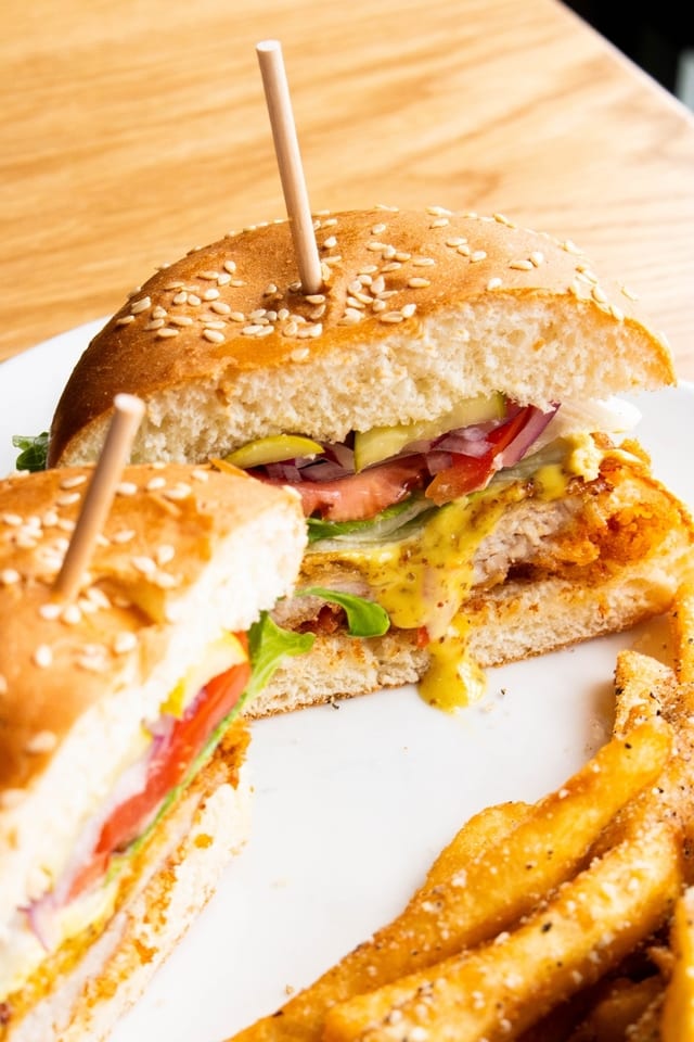 Pork Chop Sandwich (D).
